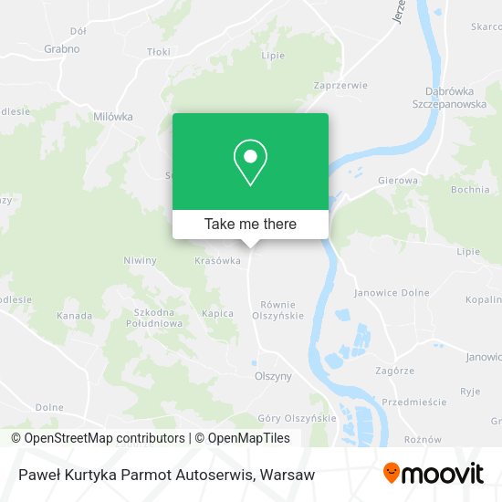 Paweł Kurtyka Parmot Autoserwis map