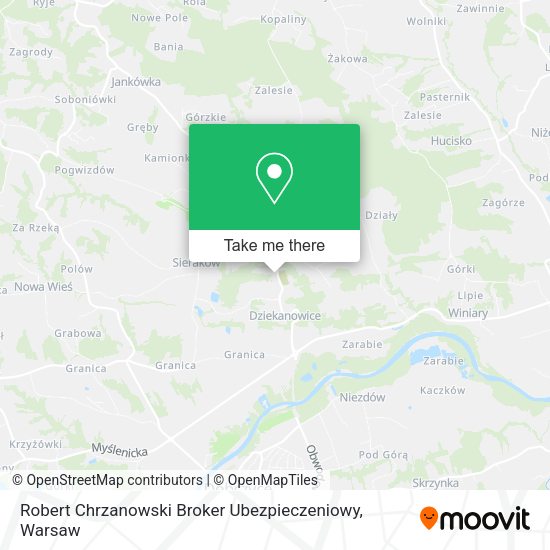 Robert Chrzanowski Broker Ubezpieczeniowy map