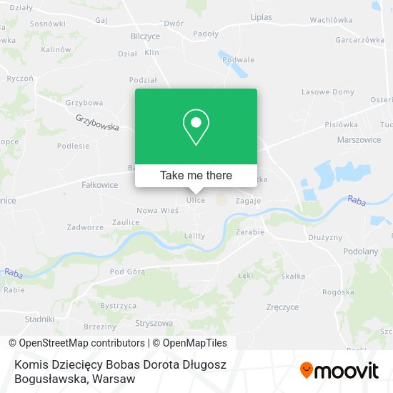 Komis Dziecięcy Bobas Dorota Długosz Bogusławska map