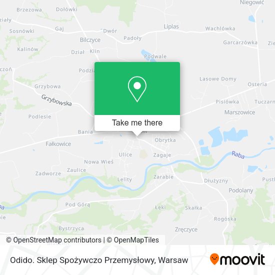 Odido. Sklep Spożywczo Przemysłowy map