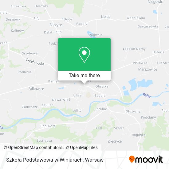 Szkoła Podstawowa w Winiarach map