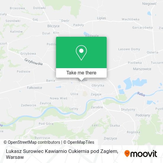 Lukasz Surowiec Kawiarnio Cukiernia pod Zaglem map