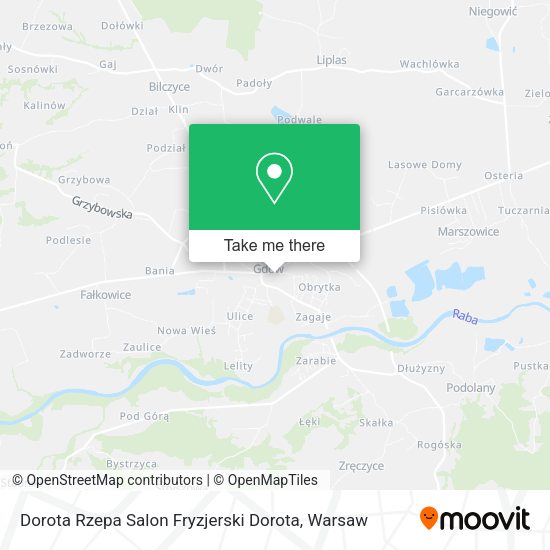 Dorota Rzepa Salon Fryzjerski Dorota map