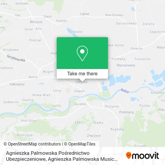 Agnieszka Palmowska Pośrednictwo Ubezpieczeniowe, Agnieszka Palmowska Music Akord map