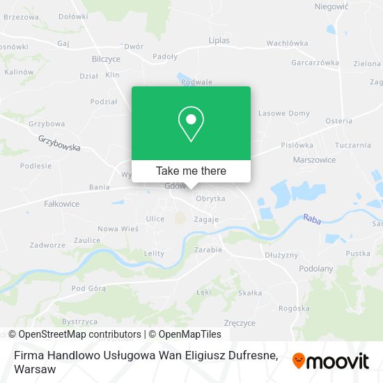 Firma Handlowo Usługowa Wan Eligiusz Dufresne map