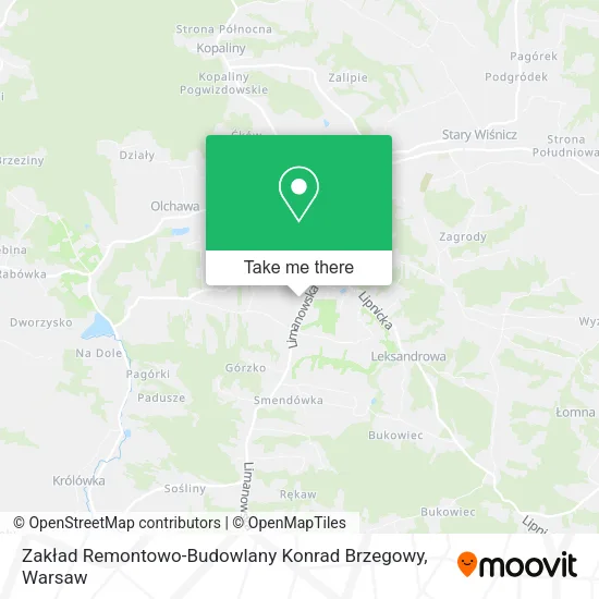 Карта Zakład Remontowo-Budowlany Konrad Brzegowy