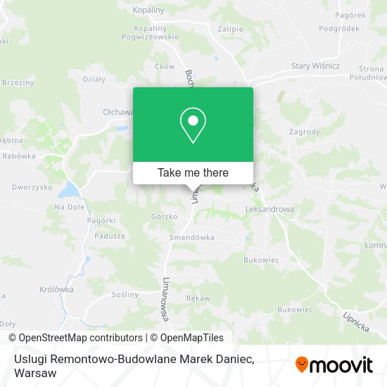 Uslugi Remontowo-Budowlane Marek Daniec map