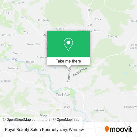 Карта Royal Beauty Salon Kosmetyczny
