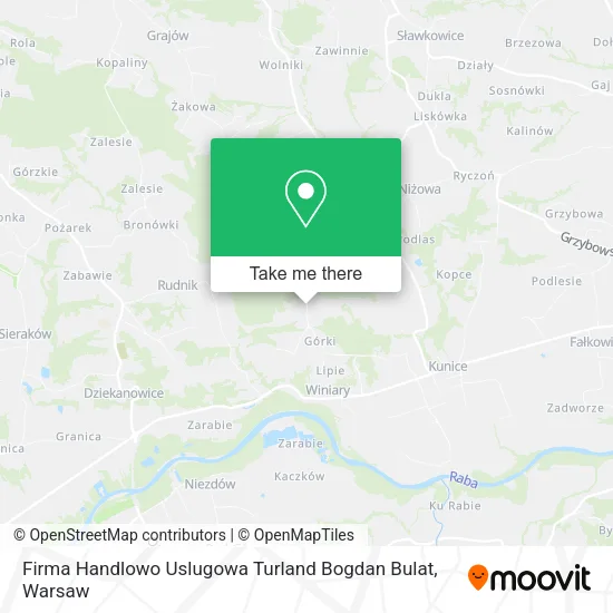 Карта Firma Handlowo Uslugowa Turland Bogdan Bulat