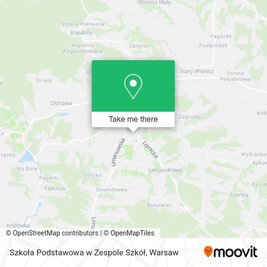 Szkoła Podstawowa w Zespole Szkół map