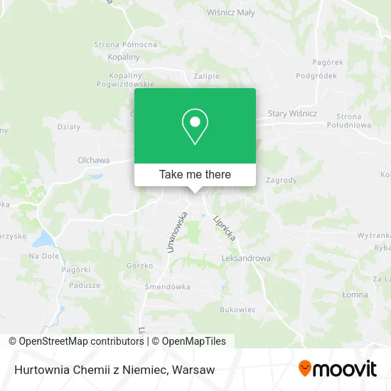 Карта Hurtownia Chemii z Niemiec