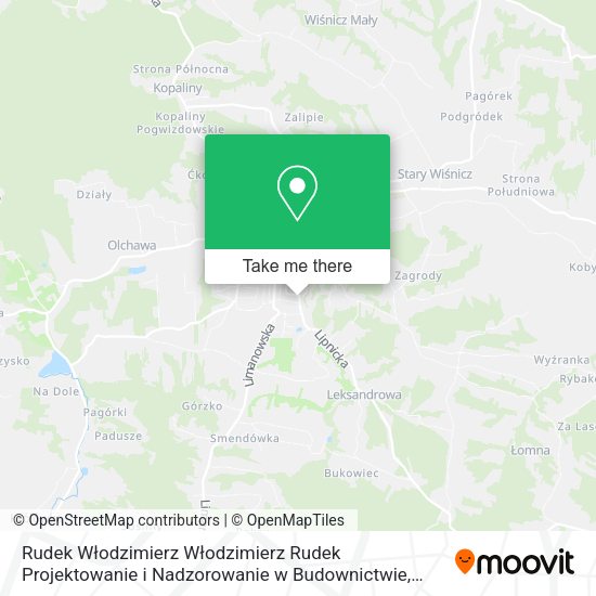 Rudek Włodzimierz Włodzimierz Rudek Projektowanie i Nadzorowanie w Budownictwie map