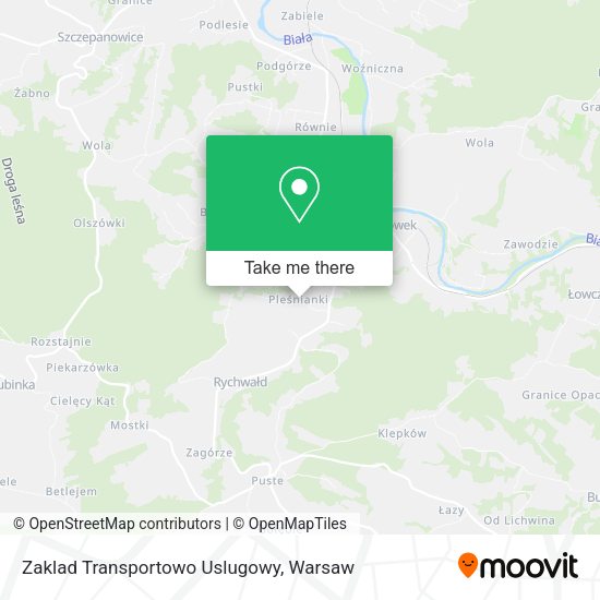 Zaklad Transportowo Uslugowy map