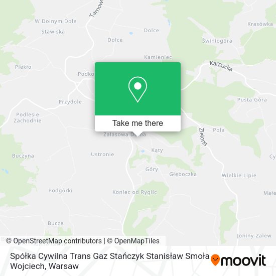 Spółka Cywilna Trans Gaz Stańczyk Stanisław Smoła Wojciech map