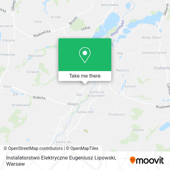 Instalatorstwo Elektryczne Eugeniusz Lipowski map