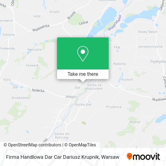 Firma Handlowa Dar Car Dariusz Krupnik map