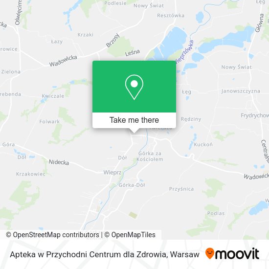 Apteka w Przychodni Centrum dla Zdrowia map