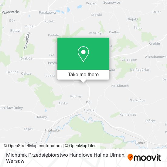 Michałek Przedsiębiorstwo Handlowe Halina Ulman map