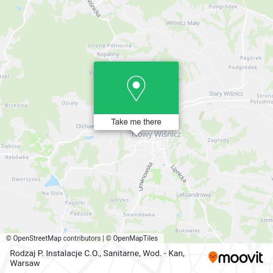 Rodzaj P. Instalacje C.O., Sanitarne, Wod. - Kan map