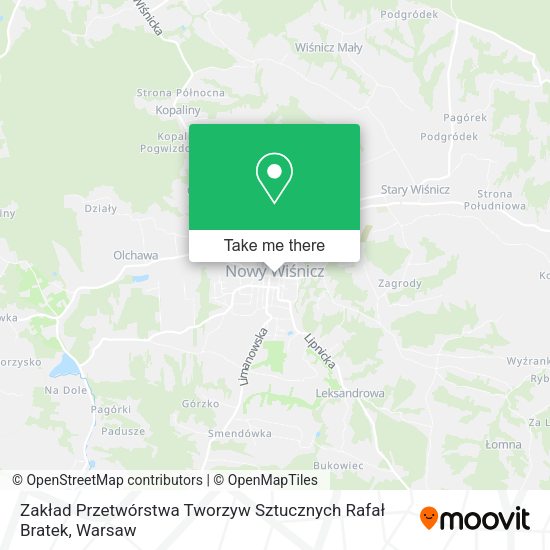 Zakład Przetwórstwa Tworzyw Sztucznych Rafał Bratek map