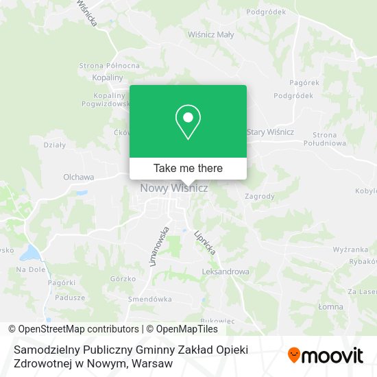 Samodzielny Publiczny Gminny Zakład Opieki Zdrowotnej w Nowym map