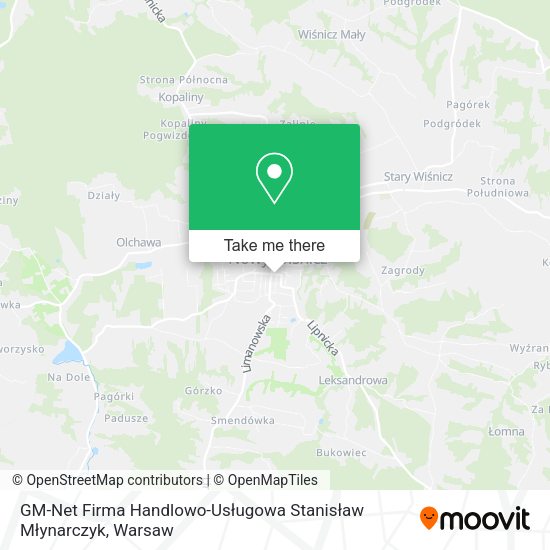 GM-Net Firma Handlowo-Usługowa Stanisław Młynarczyk map