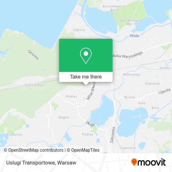 Uslugi Transportowe map