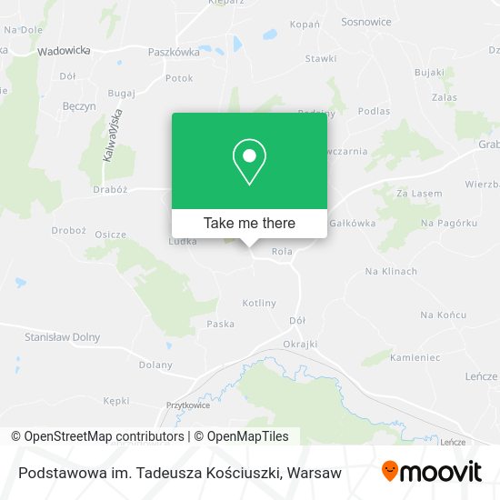 Podstawowa im. Tadeusza Kościuszki map