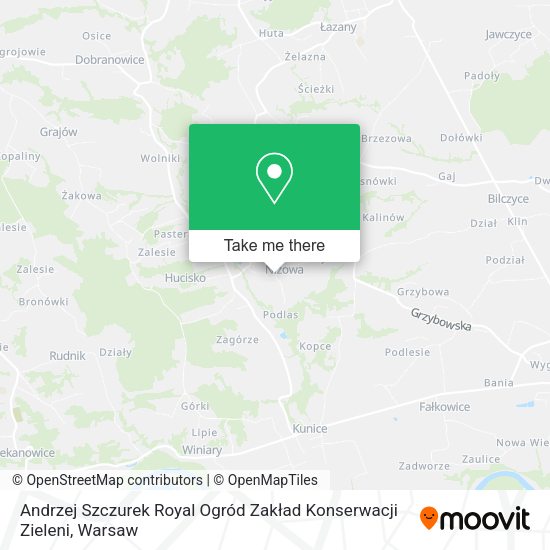 Andrzej Szczurek Royal Ogród Zakład Konserwacji Zieleni map