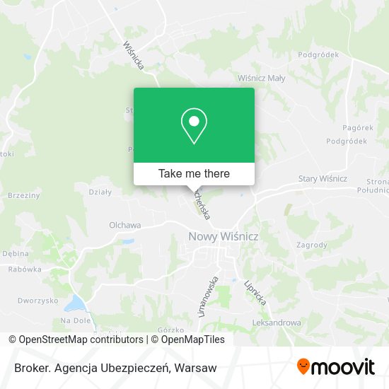 Broker. Agencja Ubezpieczeń map