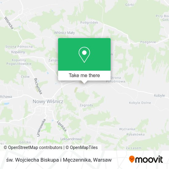 św. Wojciecha Biskupa i Męczennika map