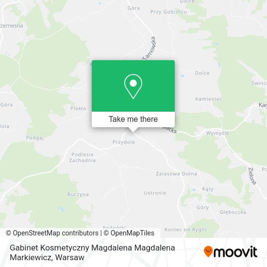 Gabinet Kosmetyczny Magdalena Magdalena Markiewicz map