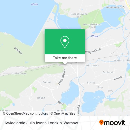 Kwiaciarnia Julia Iwona Londzin map