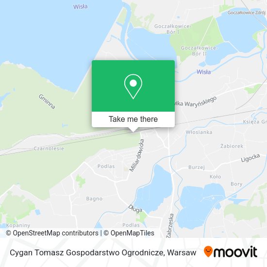 Cygan Tomasz Gospodarstwo Ogrodnicze map