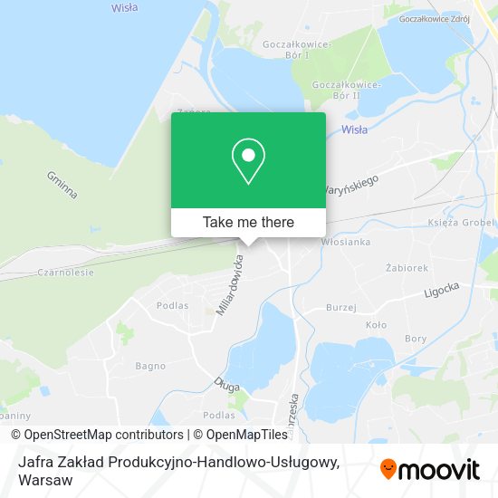 Jafra Zakład Produkcyjno-Handlowo-Usługowy map