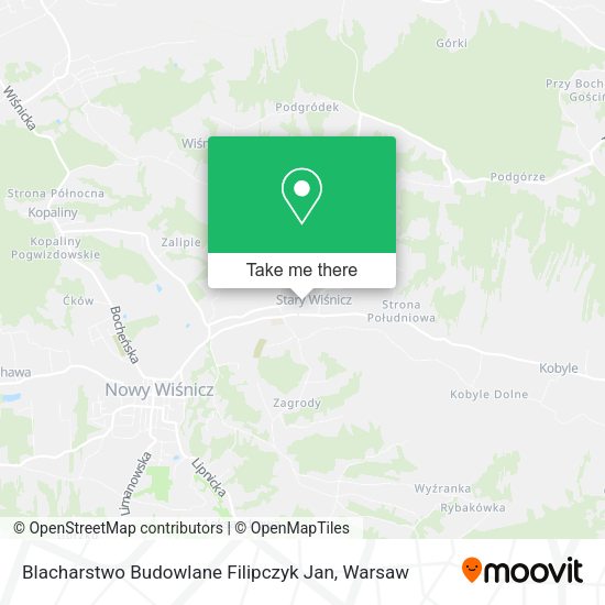 Blacharstwo Budowlane Filipczyk Jan map