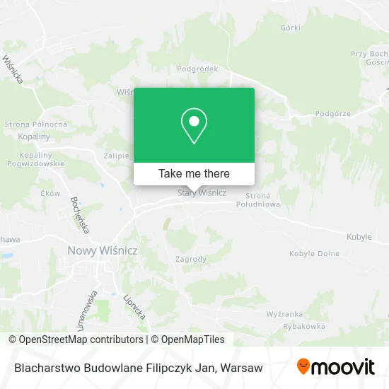 Карта Blacharstwo Budowlane Filipczyk Jan