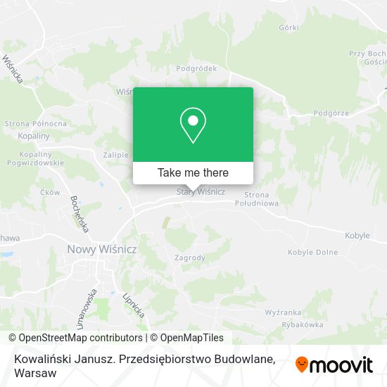 Kowaliński Janusz. Przedsiębiorstwo Budowlane map