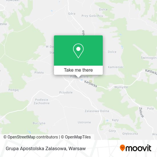 Grupa Apostolska Zalasowa map