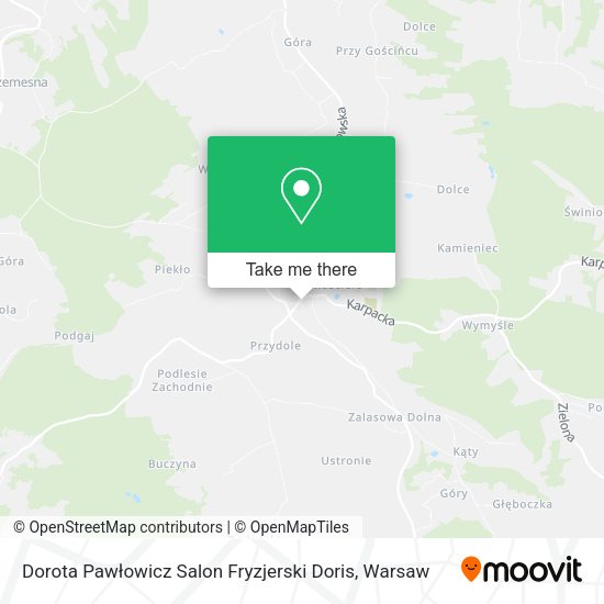 Dorota Pawłowicz Salon Fryzjerski Doris map