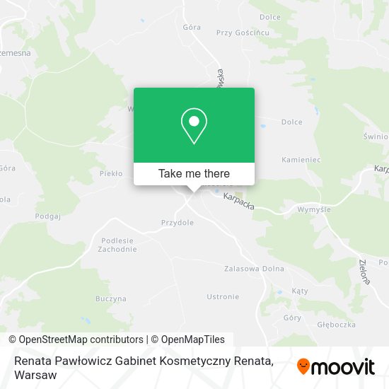 Renata Pawłowicz Gabinet Kosmetyczny Renata map