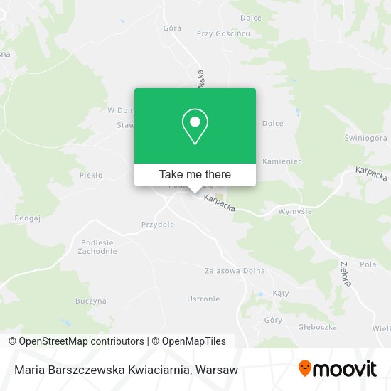 Maria Barszczewska Kwiaciarnia map