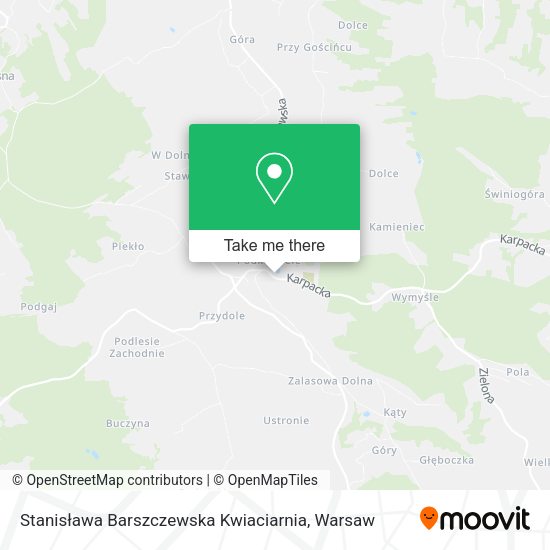 Stanisława Barszczewska Kwiaciarnia map