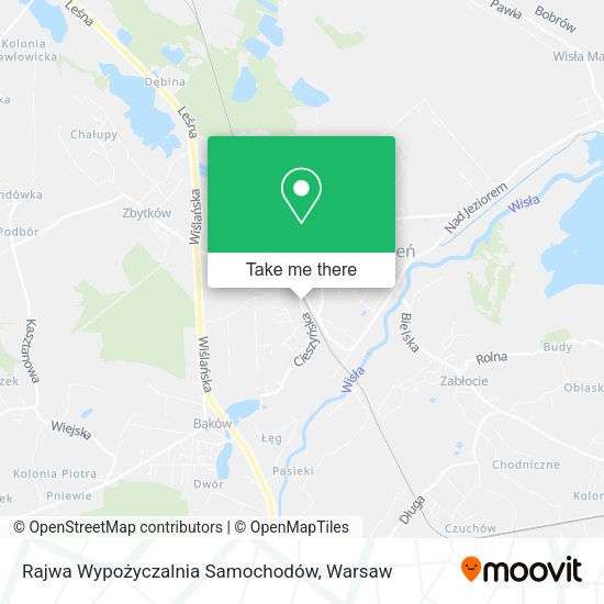 Rajwa Wypożyczalnia Samochodów map