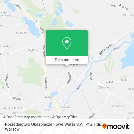 Pośrednictwo Ubezpieczeniowe Warta S.A., Ptu, Hdi map