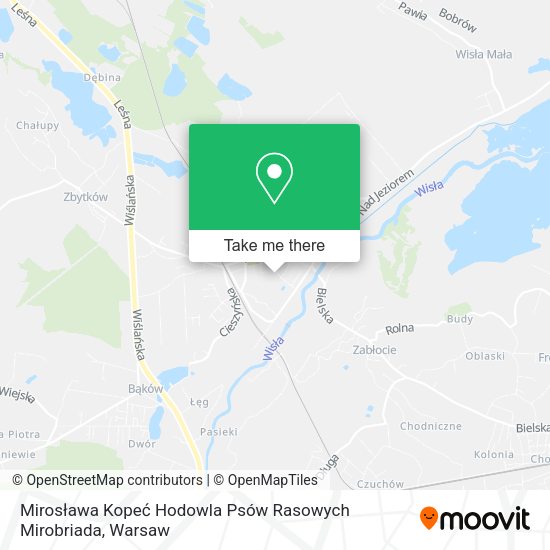 Mirosława Kopeć Hodowla Psów Rasowych Mirobriada map