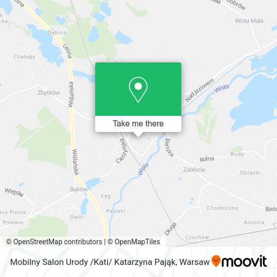 Mobilny Salon Urody /Kati/ Katarzyna Pająk map