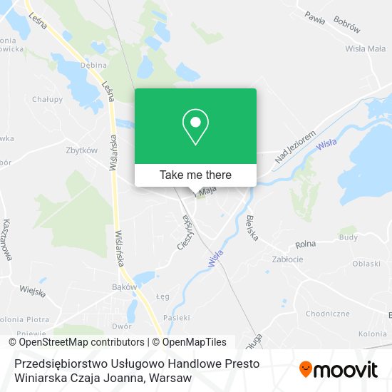 Przedsiębiorstwo Usługowo Handlowe Presto Winiarska Czaja Joanna map