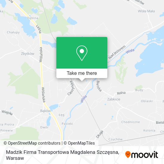 Карта Madzik Firma Transportowa Magdalena Szczęsna