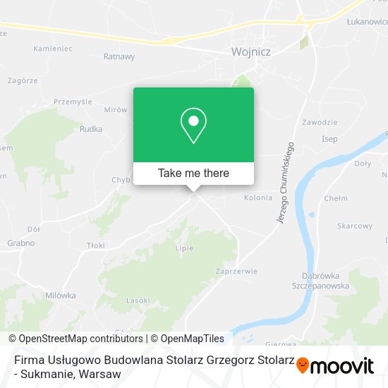 Firma Usługowo Budowlana Stolarz Grzegorz Stolarz - Sukmanie map